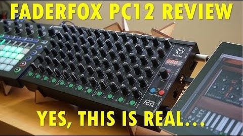 72 knobs, 12 buttons, 30 setups and snapshots: Faderfox