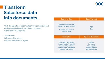 DocXpert | Native Salesforce Document Generation [PDF & Word] Made in Germany