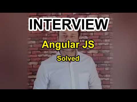 Top Angular JS Interview Questions Solved | Everything Matters Today