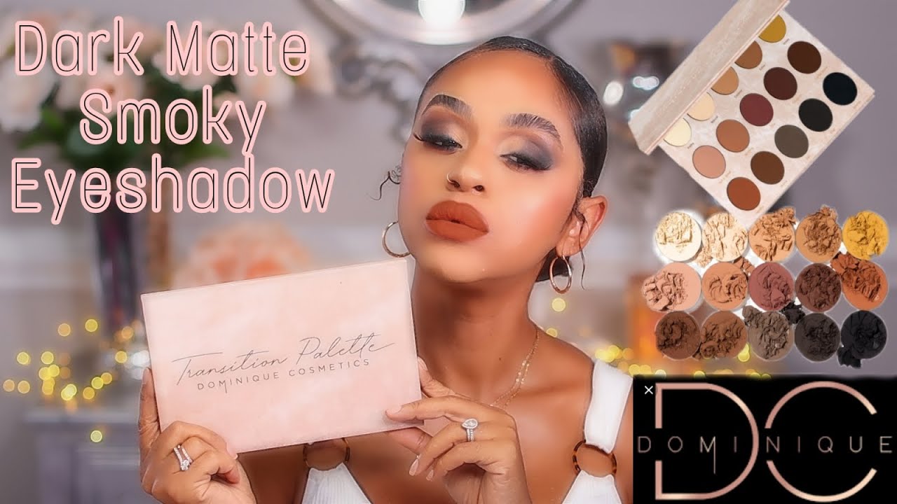 Dominique Cosmetics Transition Palette Dark Skin | Dark Matte Smoky Eyeshadow