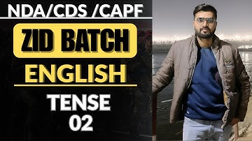 Complete Tense -02 | PAST TENSE for NDA/CDS/AFCAT/CAPF #cds #nda #capf #upsc #defenceexam #cds #nda