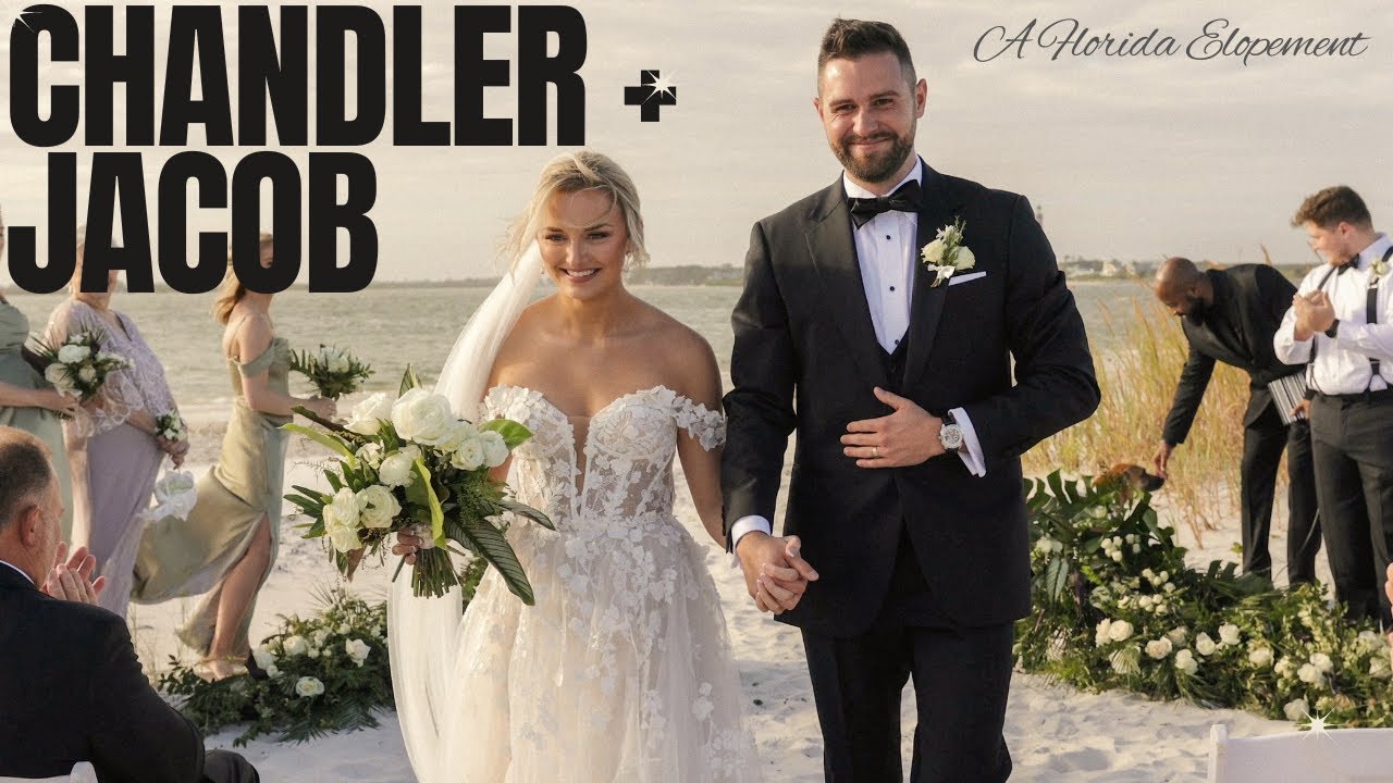 A romantic, intimate elopement in New Smyrna Beach, Florida