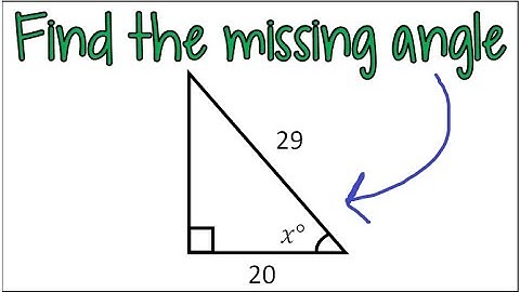 Find the ANGLES of a right triangle using Sine Cosine & Tangent