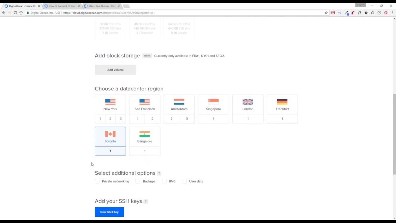 [1/8] How to Create a Droplet on Digital Ocean - YouTube