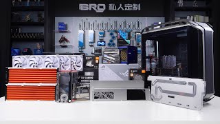 「BRO」4K PC BUILD CoolerMaster C700M Full Set Aluminum Alloy. 酷冷至尊C700M银色铝合金主题 #c700 #coolermaster