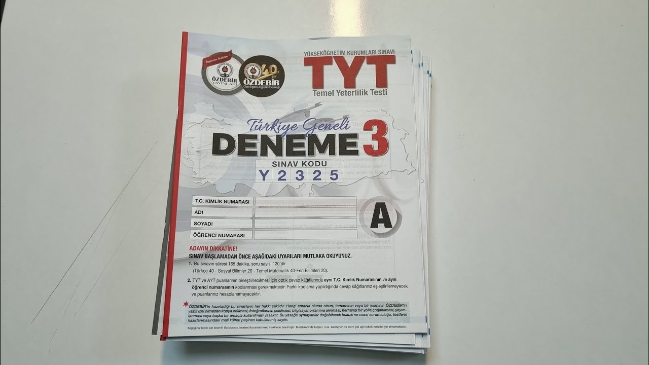 ÖZDEBİR TG3 SONUCUM