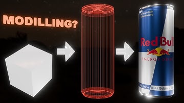 Blender Tutorial - How to Model a Red Bull Drink Can (Part 1 Body)