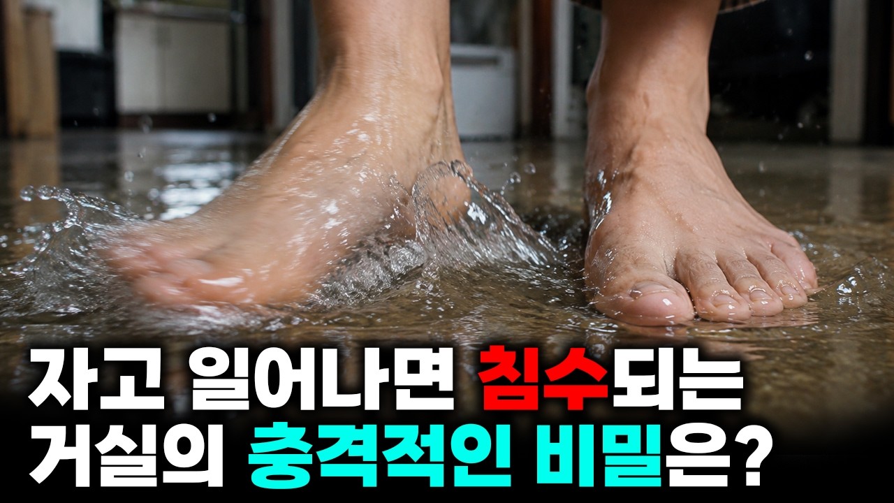 샤워나 싱크대 사용 뒤 방과 거실 바닥으로 물이 번지던 빌라 지하 현장 영상 썸네일