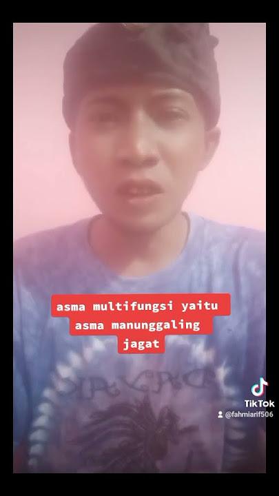 ASMA' MANUNGGALING JAGAD