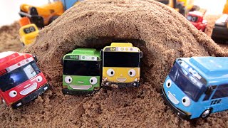 Little Bus Car Toy Sand House Play 꼬마버스타요 모래놀이 두꺼비집