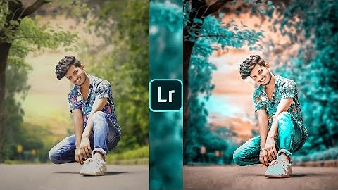 Lightroom teal and orange effect photo editing tutorial | lightroom background colour change preset