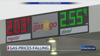Gas prices falling in the Twin Tiers
