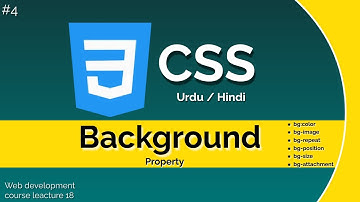 CSS Background-image Tutorial 2022 Urdu / Hindi | lecture 4