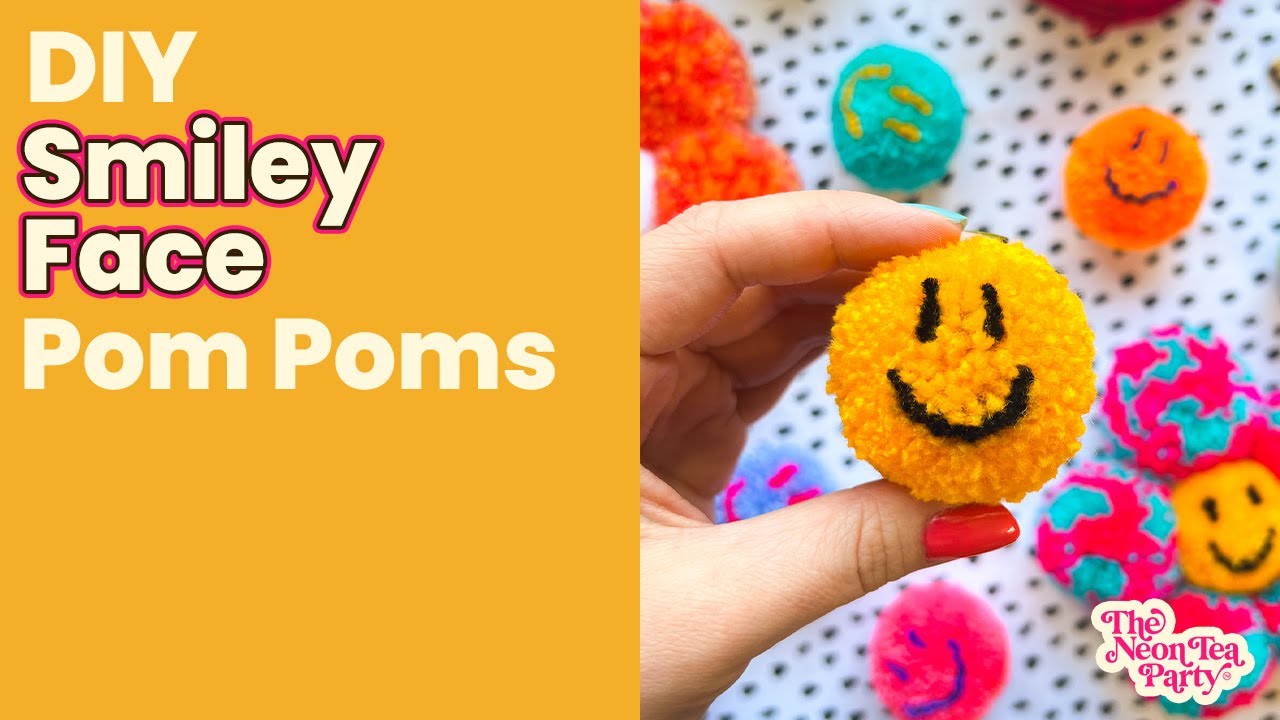 DIY Pumpkin Pom Poms - the neon tea party