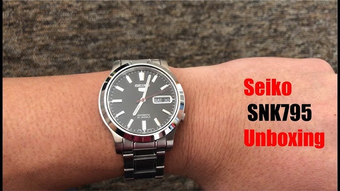 SNK795K1 AUTOMATIC STAINLESS - UNBOXING - YouTube