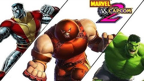 Hulk+Juggernaut+Colossus Arcade Playthrough / Marvel VS Capcom 2 / #FREEMVC2