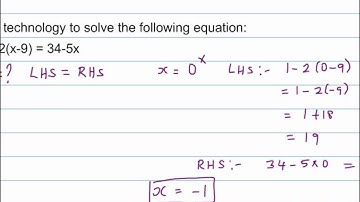 Using Excel to solve linear equation with x on both sides of the equation