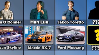 Comparison: Characters and Their Cars in 'Fast and Furious'