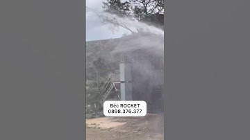 Béc tưới ROCKET 38 phun xa 38m có họng phun xanh tưới nước có lẫn cặn chống tắc béc #bectuoibacthao