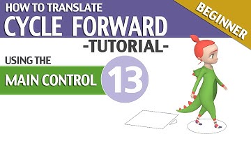 MOVE FORWARD A WALK CYCLE - PART 1/3 ▶️▶️▶️ TUTORIAL #13 (Beginner level)