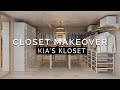 Loft Closet Makeover UPDATE || Kia's Kloset ep. 2