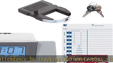 Pyramid™ 3500 Time Clock & Document Stamp, Gray/Charcoal