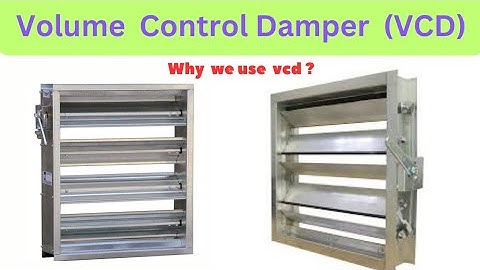 Volume Control Damper (VCD) || Why We Use Vcd || Air-flow Control || Video by Learn With Mir #hvac