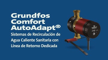 Grundfos Comfort Autoadapt | Sistemas de recirculación de agua con línea de retorno