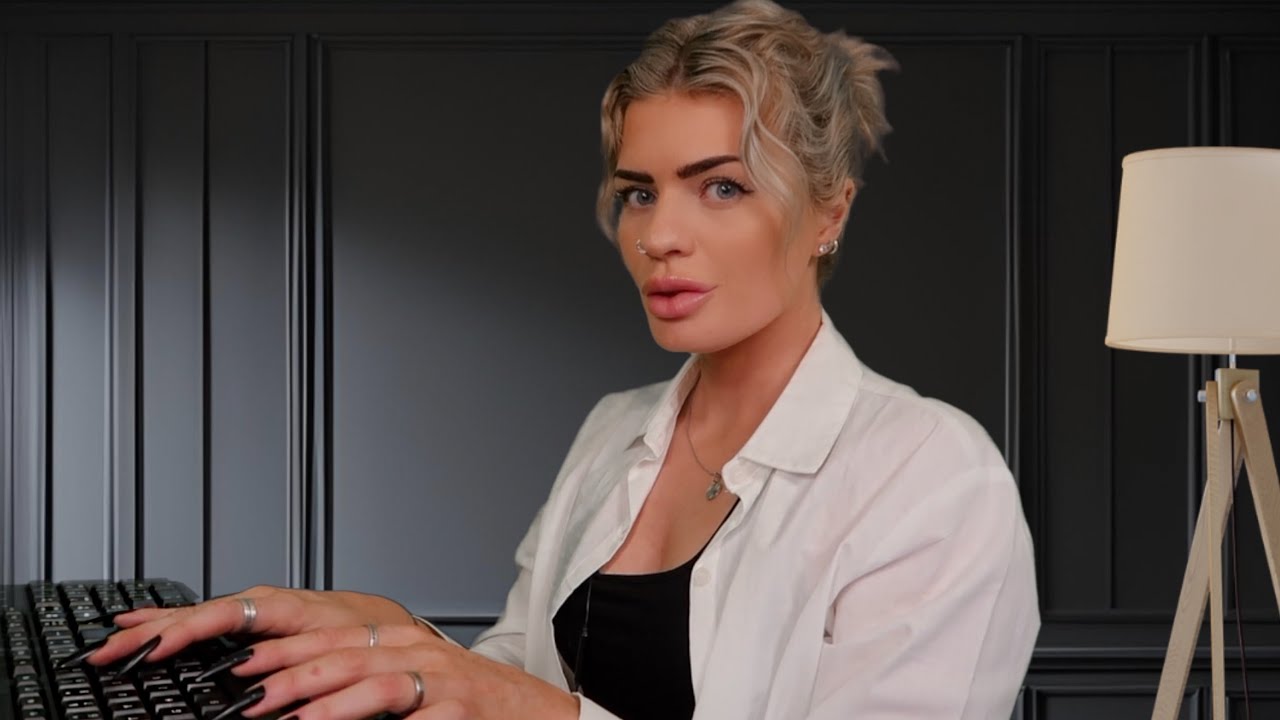 ASMR Sleep Clinic Questionnaire -  typing your answers on my keyboard 💤 (soft spoken roleplay)