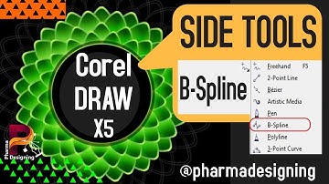 B Spline  UNIQUE AND BEST CUTTING TOOLS COREL DRAW X5 कोरलड्रॉ 15 सीखें हिंदी में