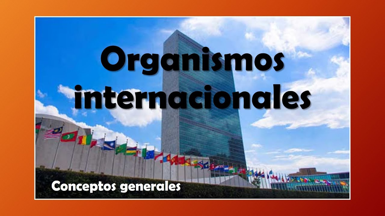 Organismos Internacionales - YouTube