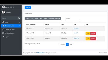 Laravel Sistem Informasi Arsip Dokumen (Session, CRUD-Relasi Table, Upload Dokumen)