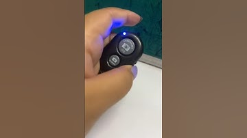 No more blurry selfies use this mini remote #Gadget | Control your camera with this bluetooth remote