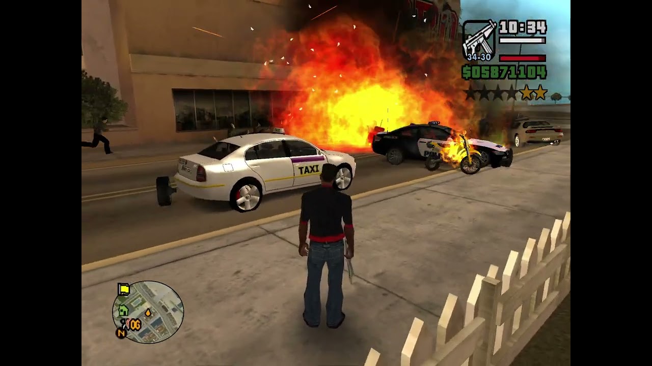 kill with police man with gta san andriyas