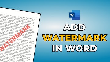 How to Add Watermark in Word ✍ ✅ (2022)