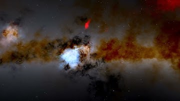 Cruising by M78 in a nebula-rich part of the Milky Way (simulation | no audio)
