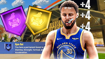 HOW TO GET GYM RAT BADGE in NBA 2K22 CURRENT GEN *FASTEST METHOD*🤞🏽