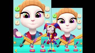 DIGITAL CIRCUS POMNI - tutorial make over cosplay My Talking Angela 2