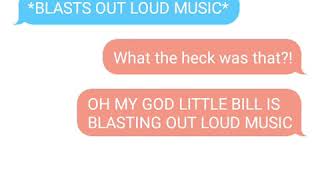Little Bill Blasts Out Loud Music At 3Amgrounded