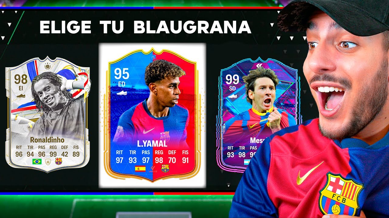 FUT DRAFT pero solo FC BARCELONA (FC 2024)