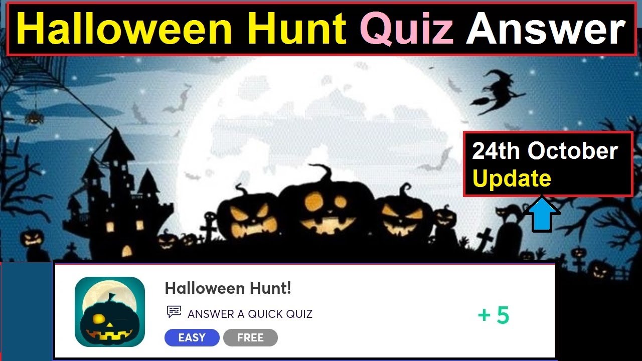 Halloween Hunt Quiz Answers Halloween Hunt Quiz Videofacts Youtube