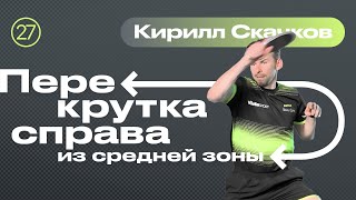 Перекрутка справа 🏓 Уроки настольного тенниса от ttennismania с Кириллом Скачковым (№ 27)