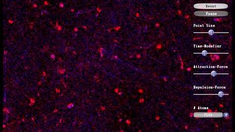 Massive Particle Simulation with Lennard-Jones Forces