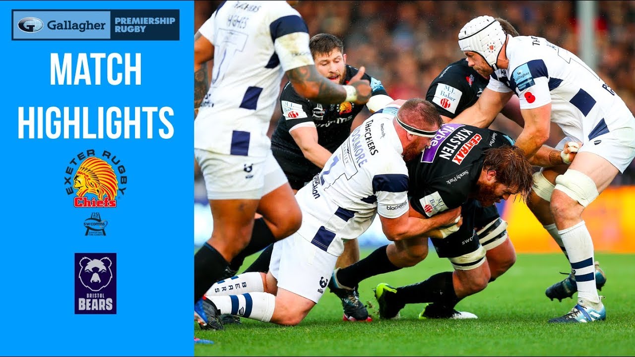 Premiership Highlights Exeter Chiefs v Bristol Bears