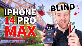 iPhone 14 Pro Max Guides Me in NYC | Blind Traveler
