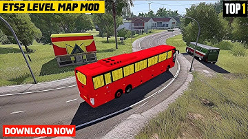 NEW MAP MOD GRAPHICS🍃|HIGH QUALITY  ETS2 LEVEL FULL DETAILE