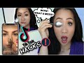 TESTING weird VIRAL TIKTOK makeup HACKS| MaiMoments
