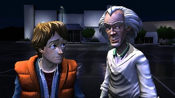 Back to the Future Episode Intro Cutscene from the video game 1080p