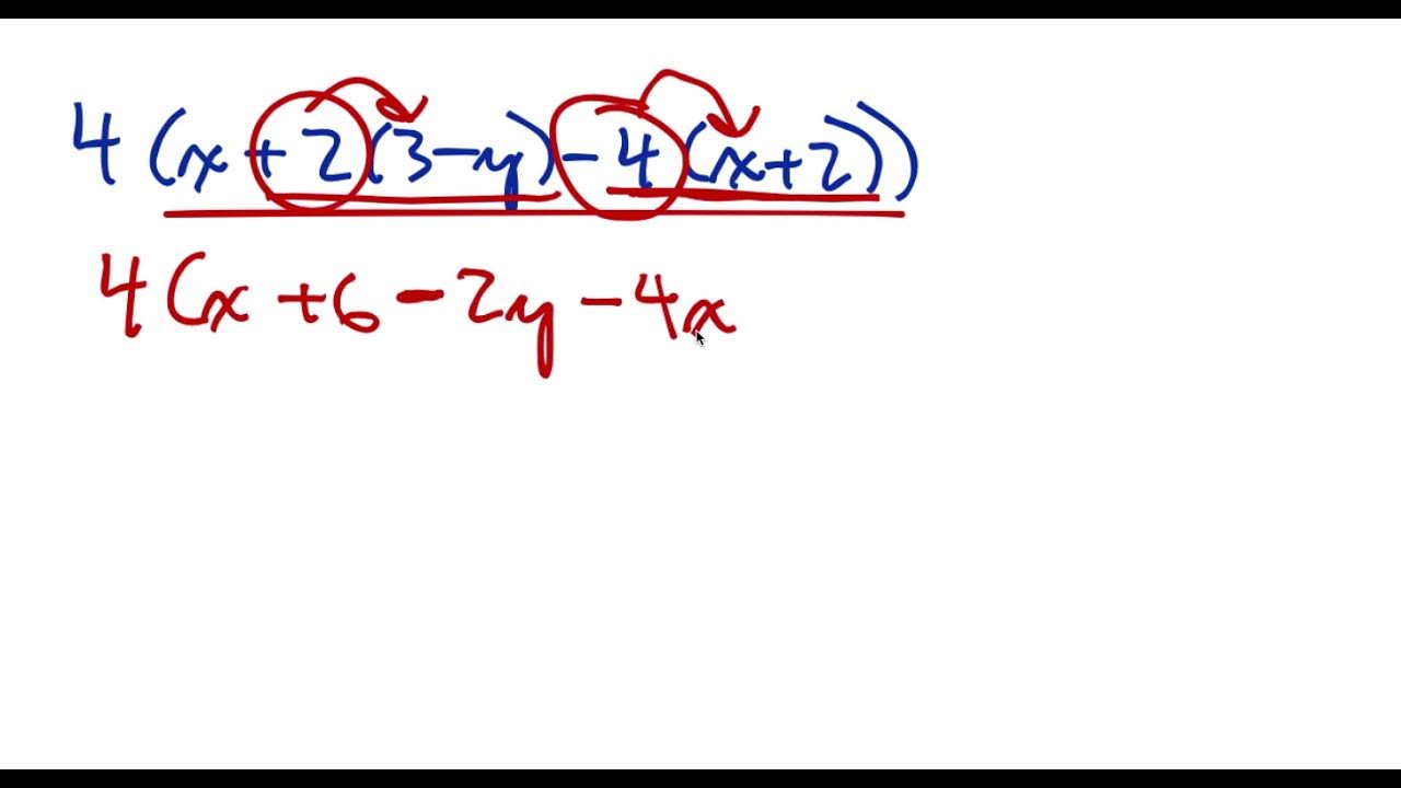Distributing Parentheses Within Parentheses YouTube
