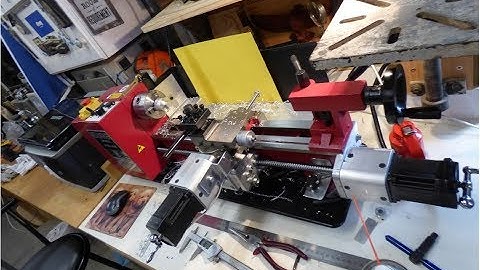 336 Test driving a Harbor Freight Sieg CNC mini lathe 7 x 14 inch conversion